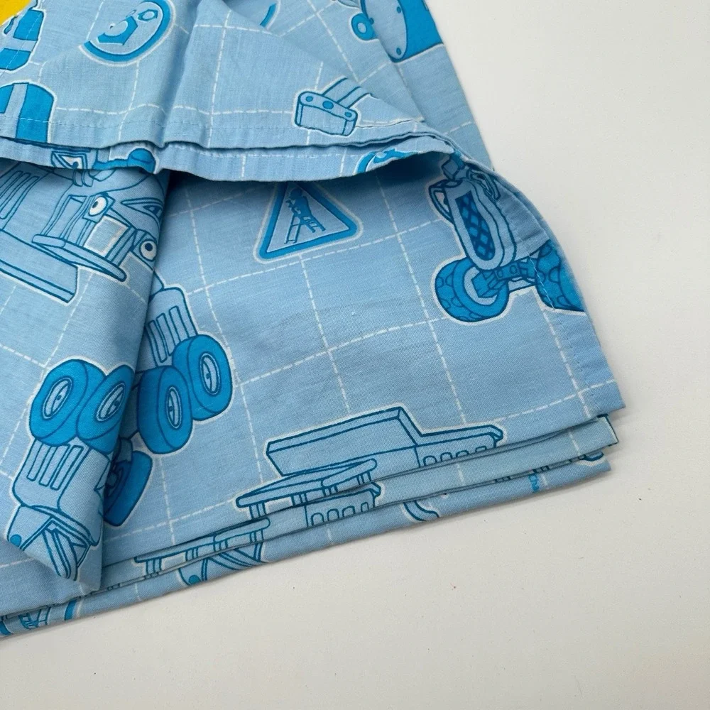 Y2K Bob the Builder 2007 Flat Sheet Only Twin‎ SZ Character AOP Nostalgia
